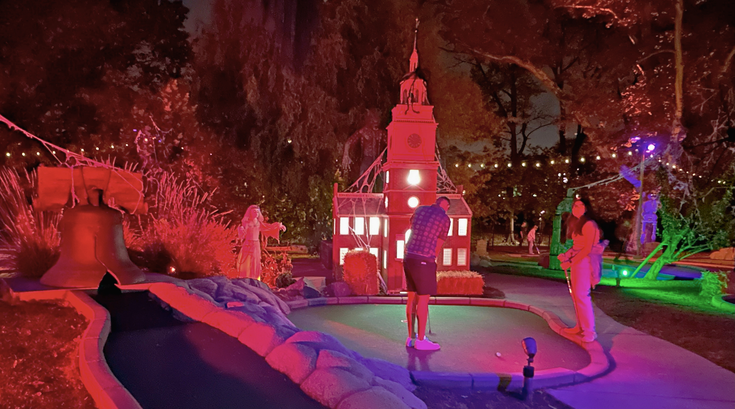 Spooky Mini Golf at Franklin Square