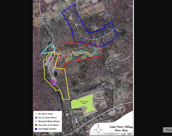 St. Peter's auction map