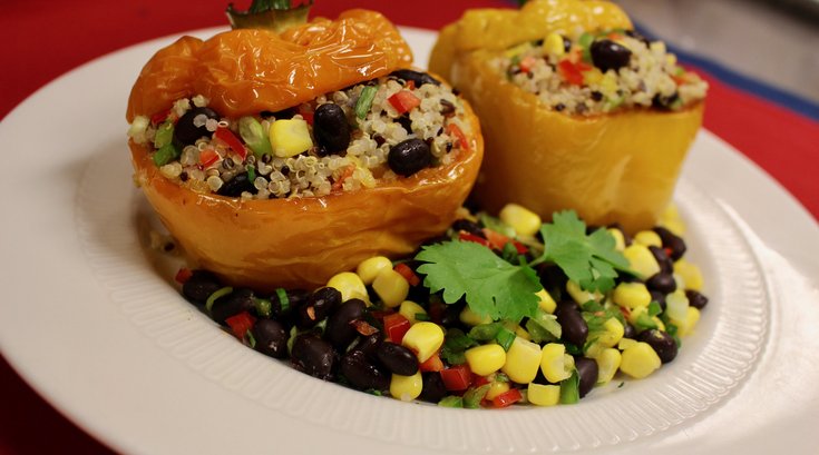 Mexican Quinoa Stuffed Peppers Independence LIVE