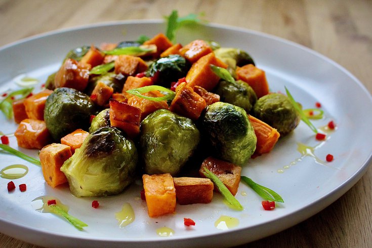 Limited - IBX recipe - Sweet potato and brussel sprout salad