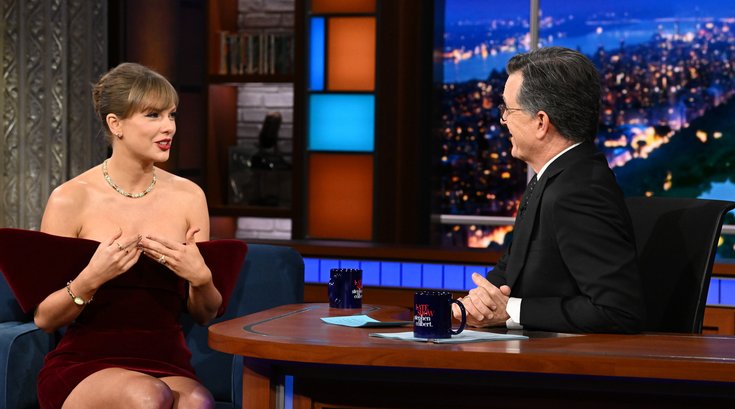 Taylor Swift Colbert
