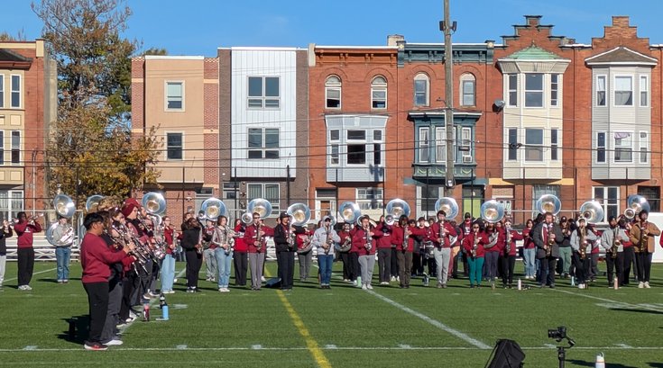 temple marching band parade