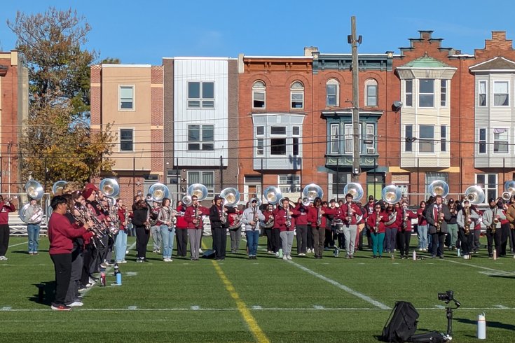 temple marching band parade