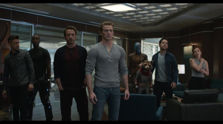 The Avengers in Endgame 