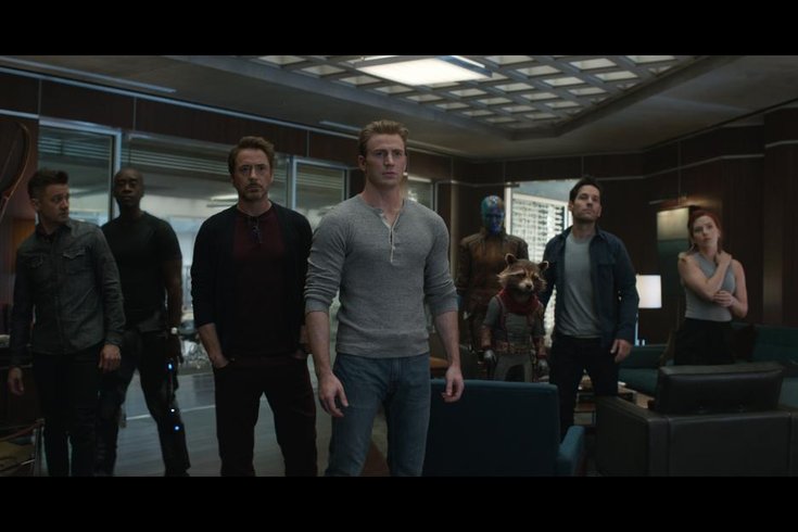 The Avengers in Endgame 