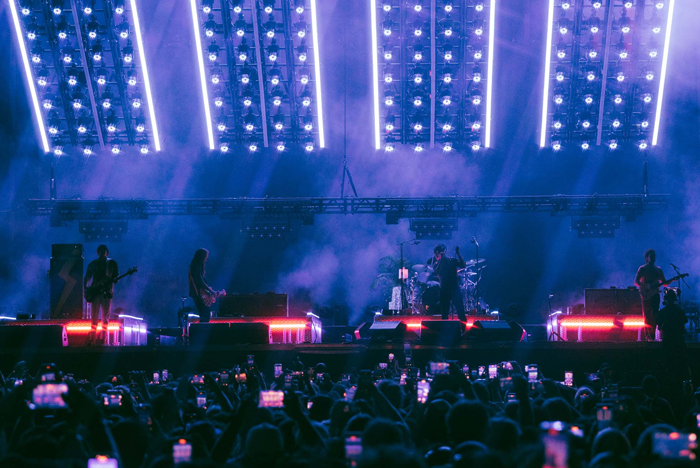 The Stroke playing live