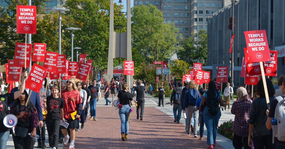 Temple University strike: Teaching and research assistants seek better pay, health care benefits - Vimarsana News