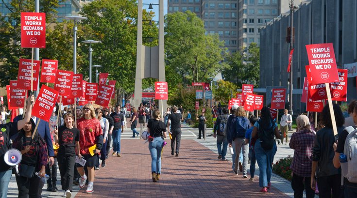 Temple Graduate Students Strike