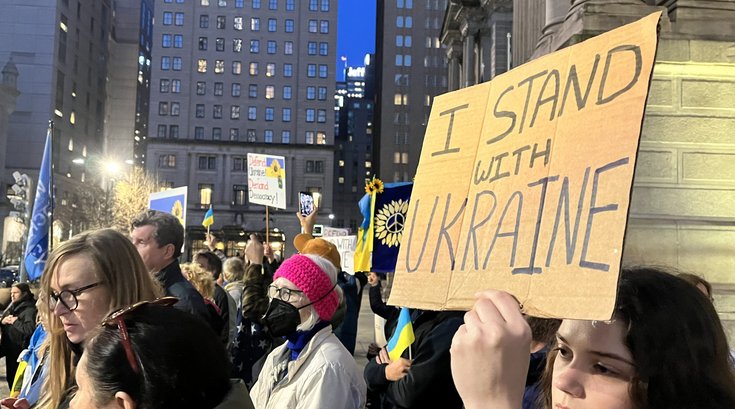 Ukraine protest City Hall