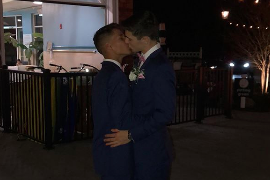 Theodore Vidal and Colin Beyers New Jersey Prom