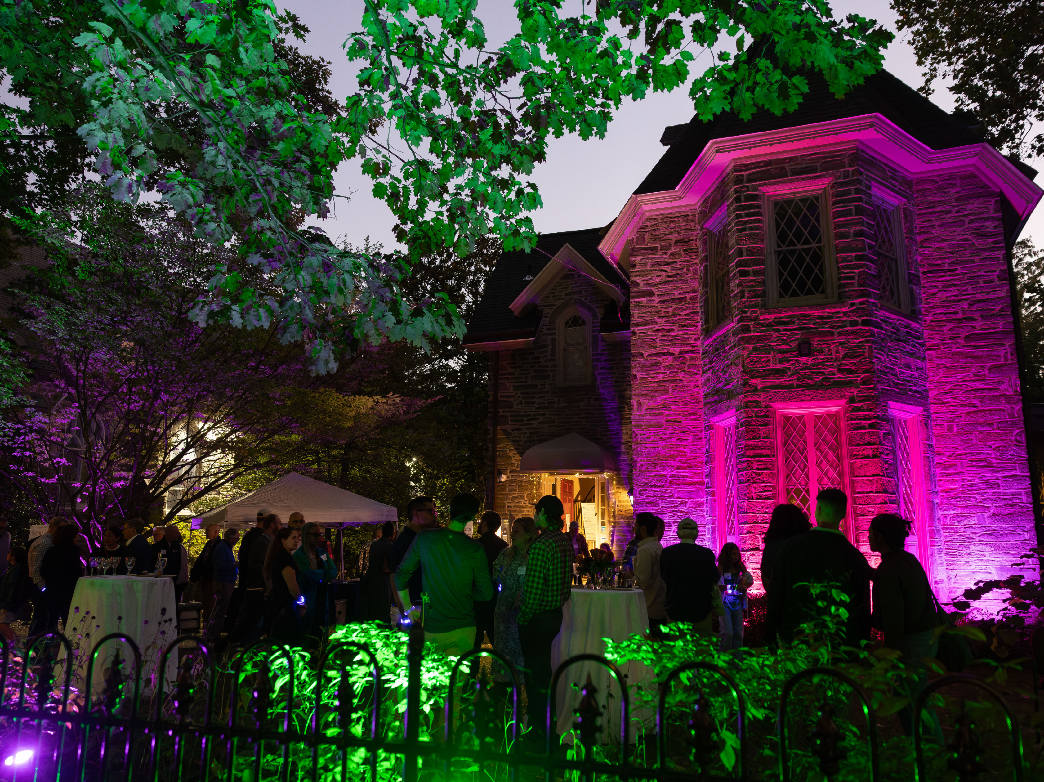 Chestnut Hill's Night of Lights will transform Germantown Ave. with illuminated buildings and projected history