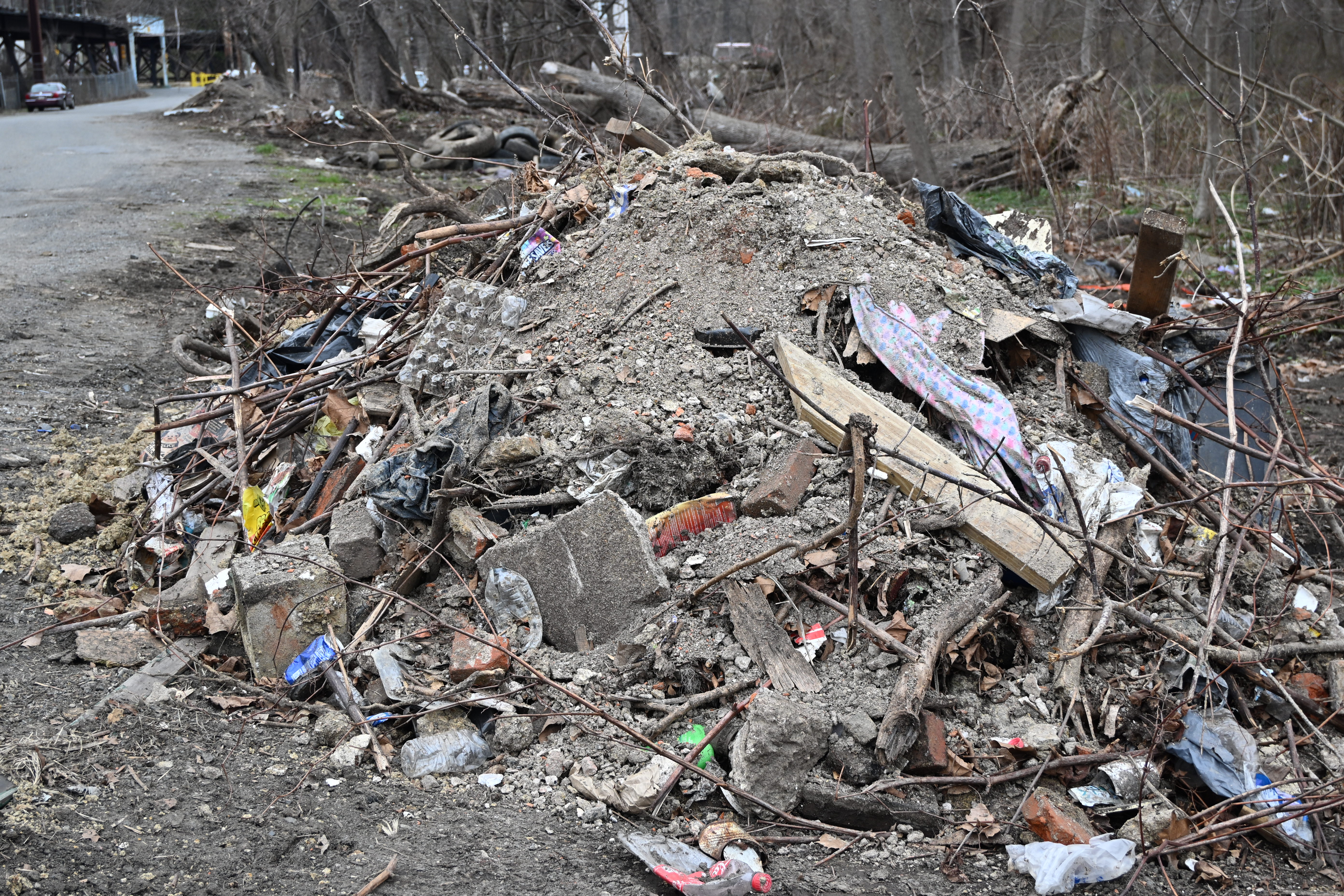 City starts cleanup of illegal dumping site at Pennypack Park in Northeast Philly