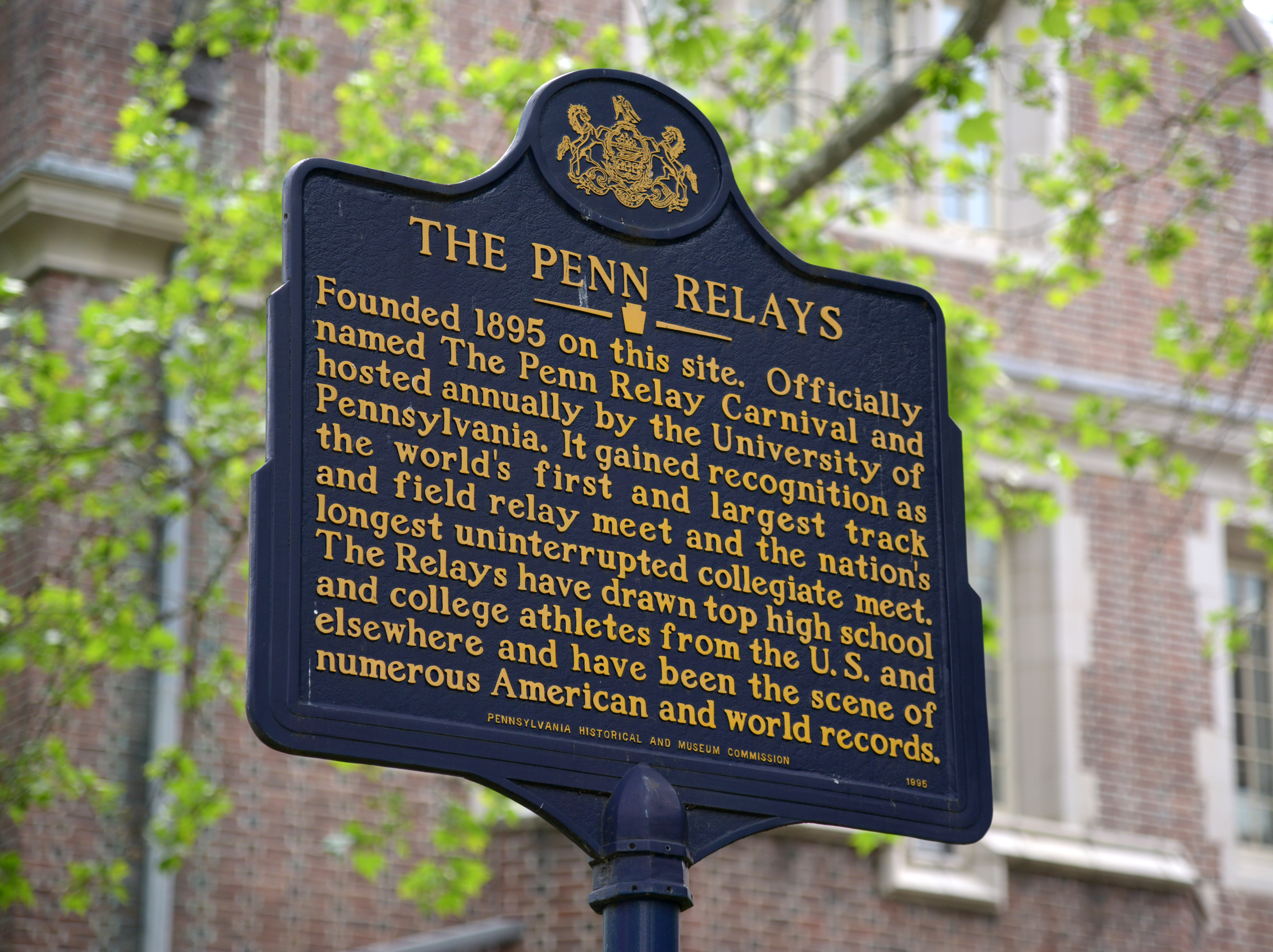 Notice a historical marker is missing? Don't worry, it's likely just under repair