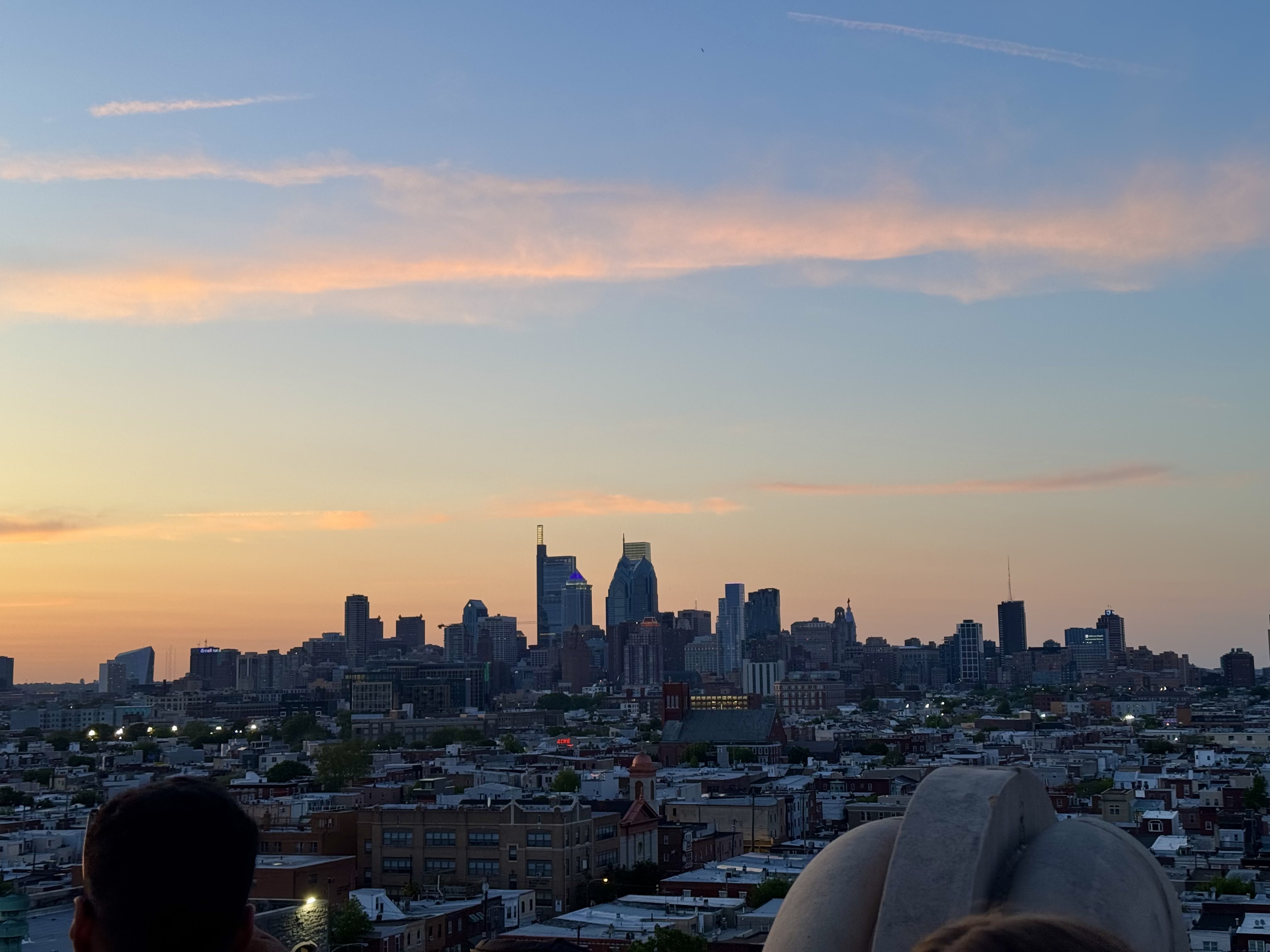 Visiting Philly? Instead of climbing to the top of the Rocky Steps, get a view of the city's skyline here