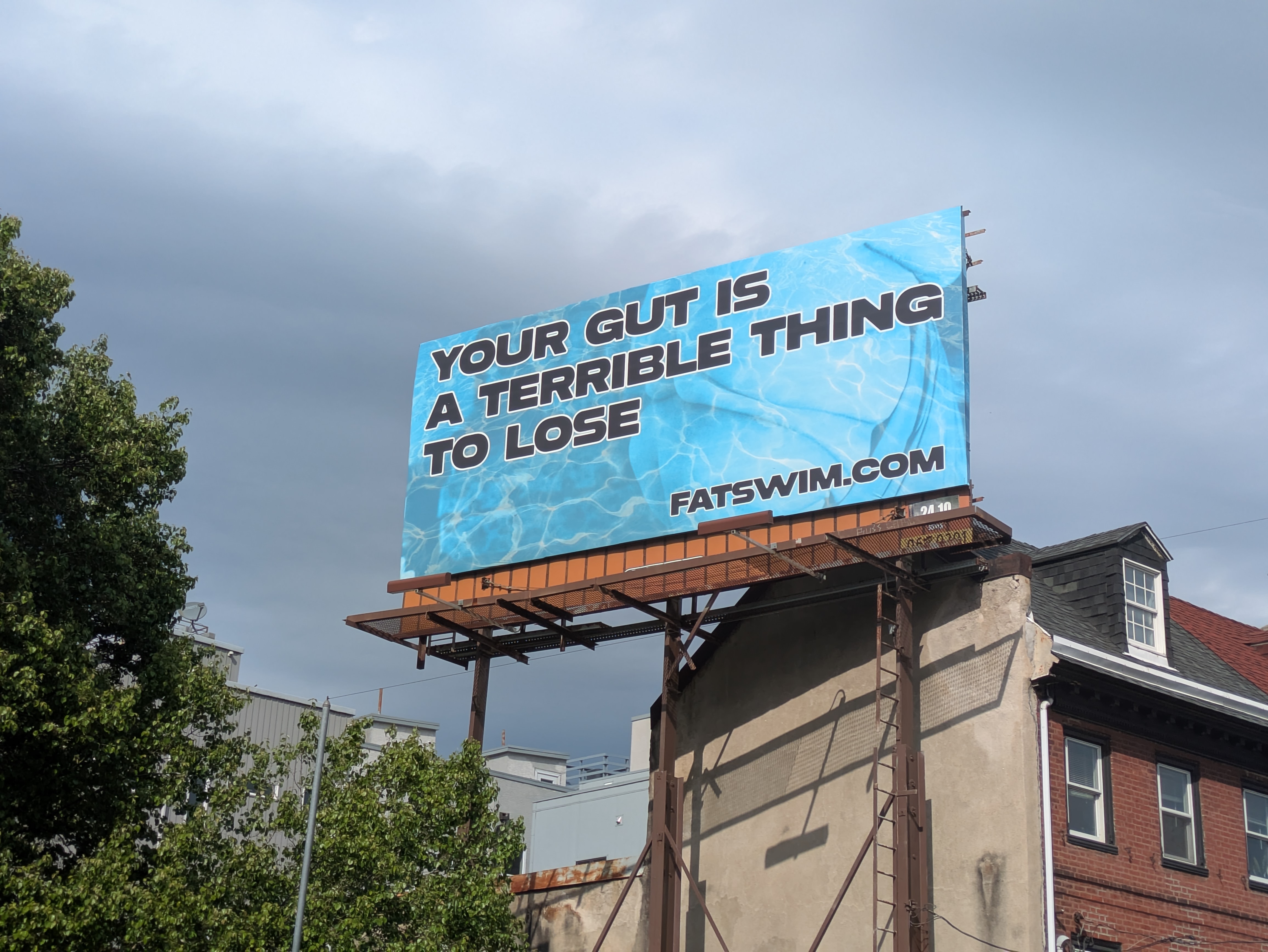 Author uses billboard on I-95 to promote body autonomy and new book 'Fat Swim'