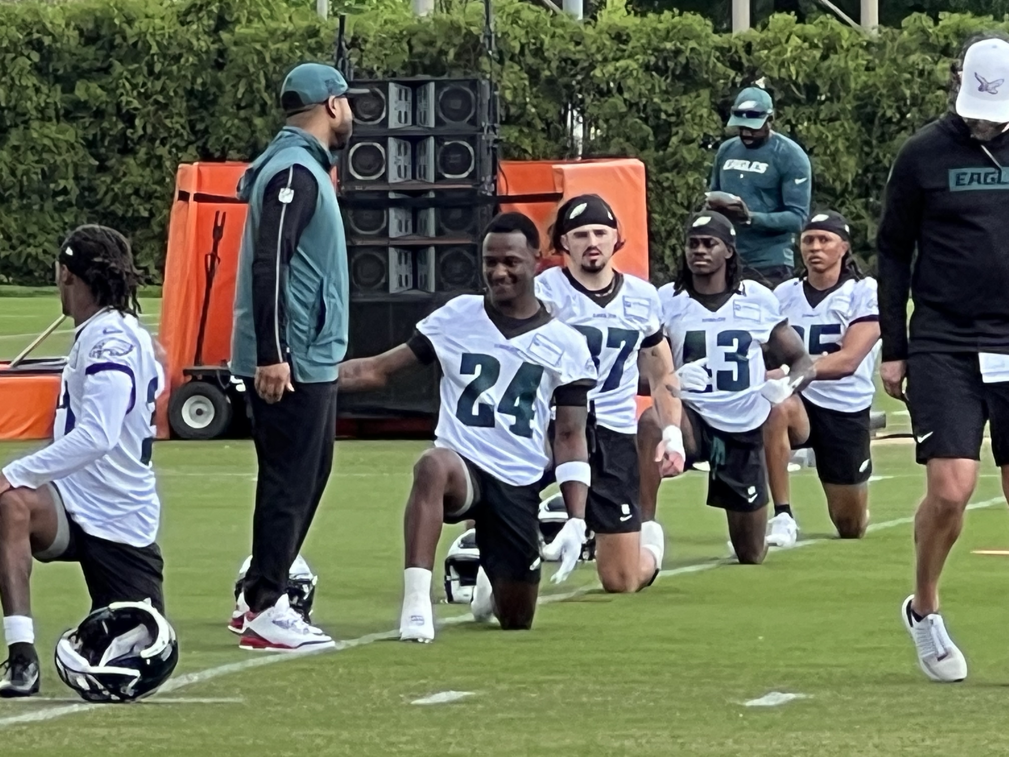 What are the Eagles doing at safety?