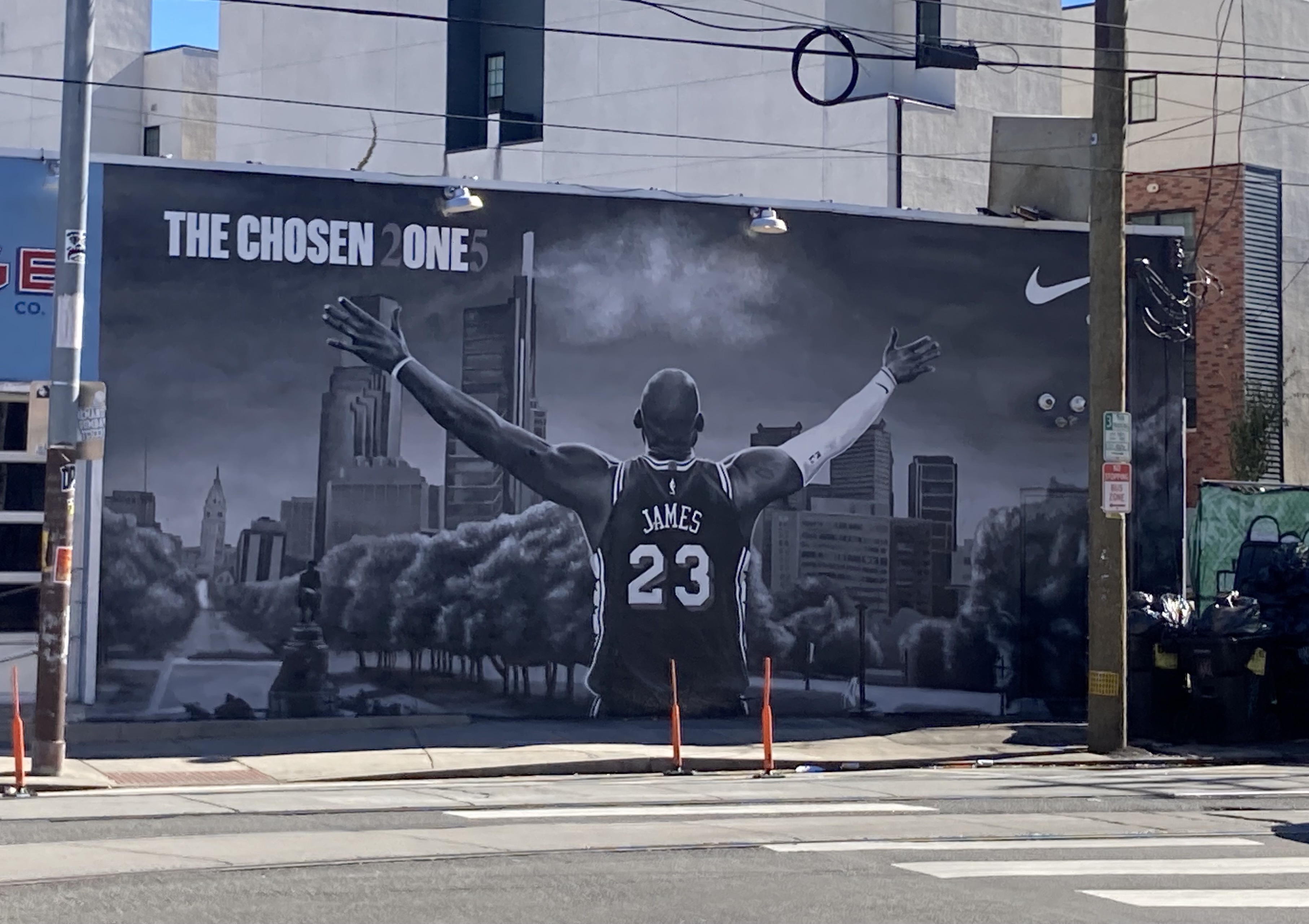 Mural of LeBron James replaces painting of Phillies' 'Daycare' trio in Fishtown