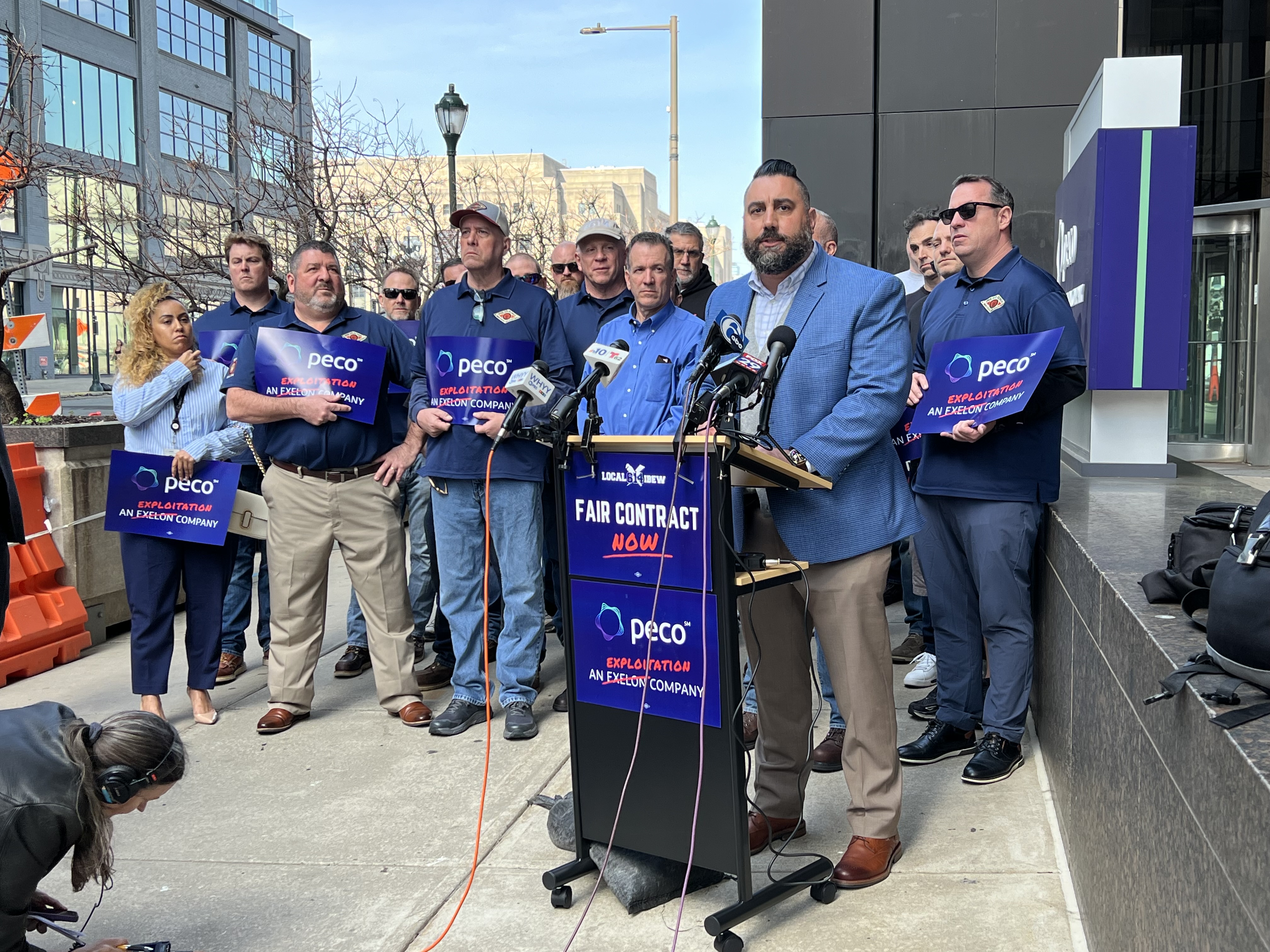 PECO employees file unfair labor practice charges after contract expires