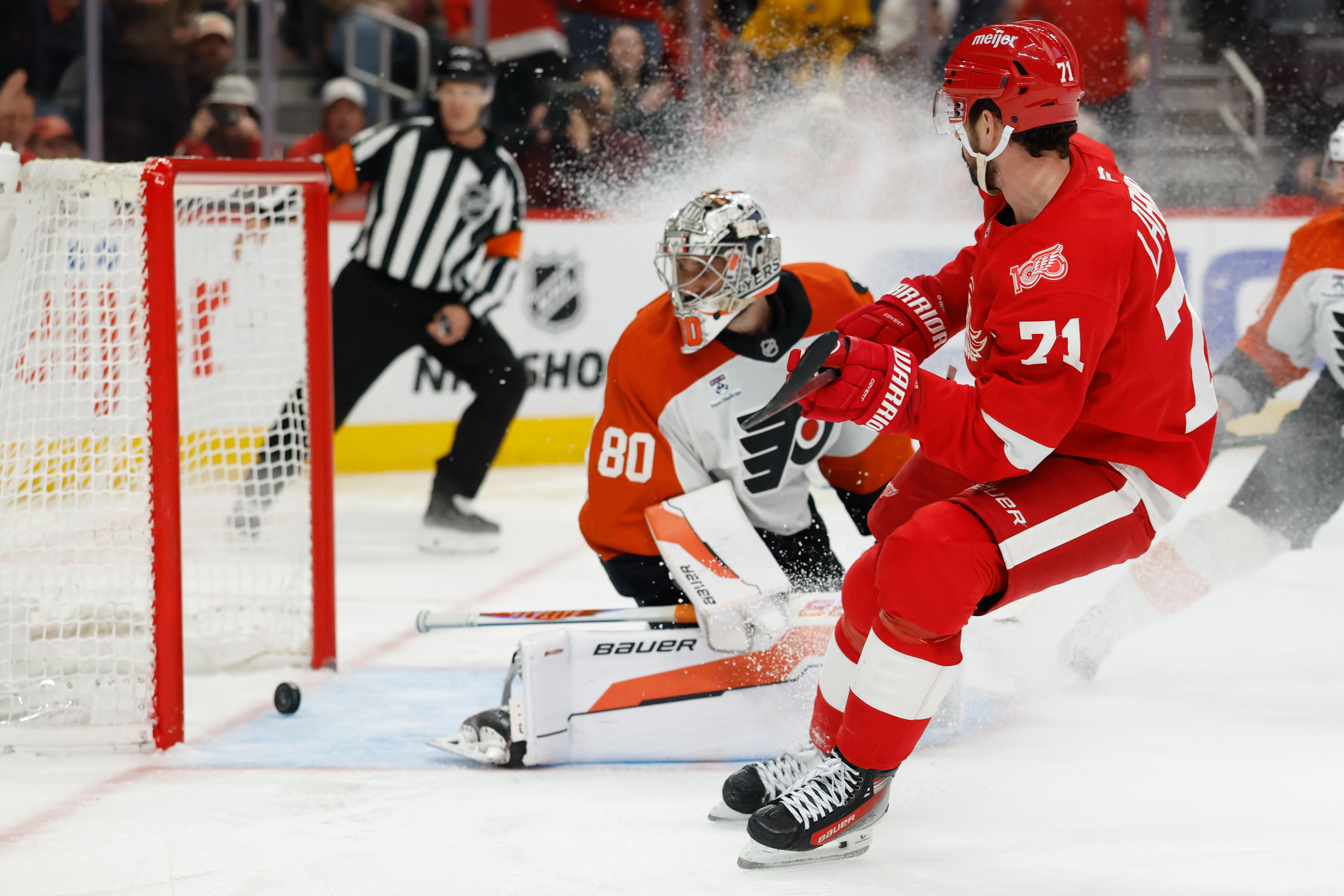 The Flyers are still in control of their playoff fate, but tough Detroit loss sets them back