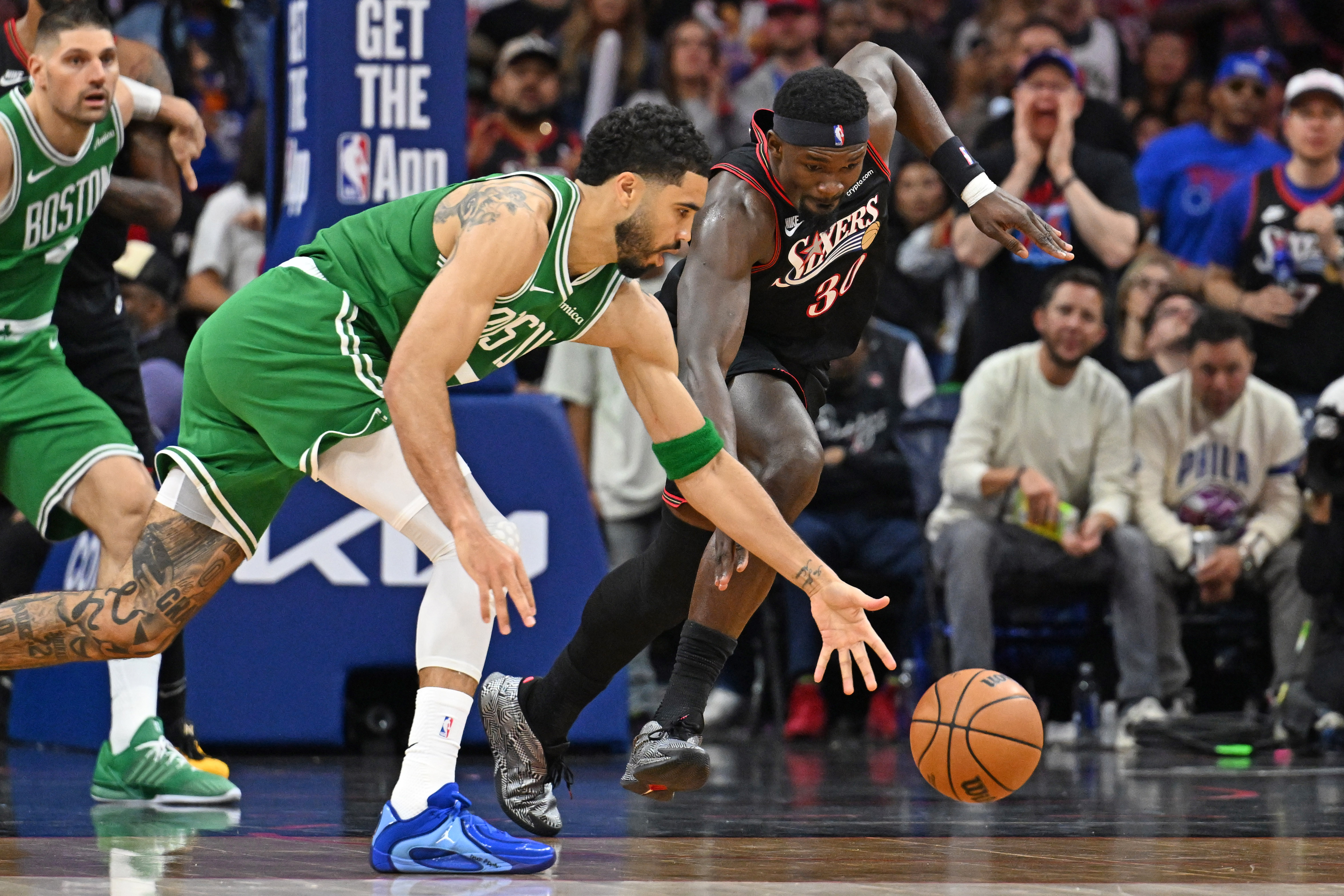 In Sixers' Game 3 loss, Adem Bona and Andre Drummond 'were trying as best as they could,' but their flaws were costly