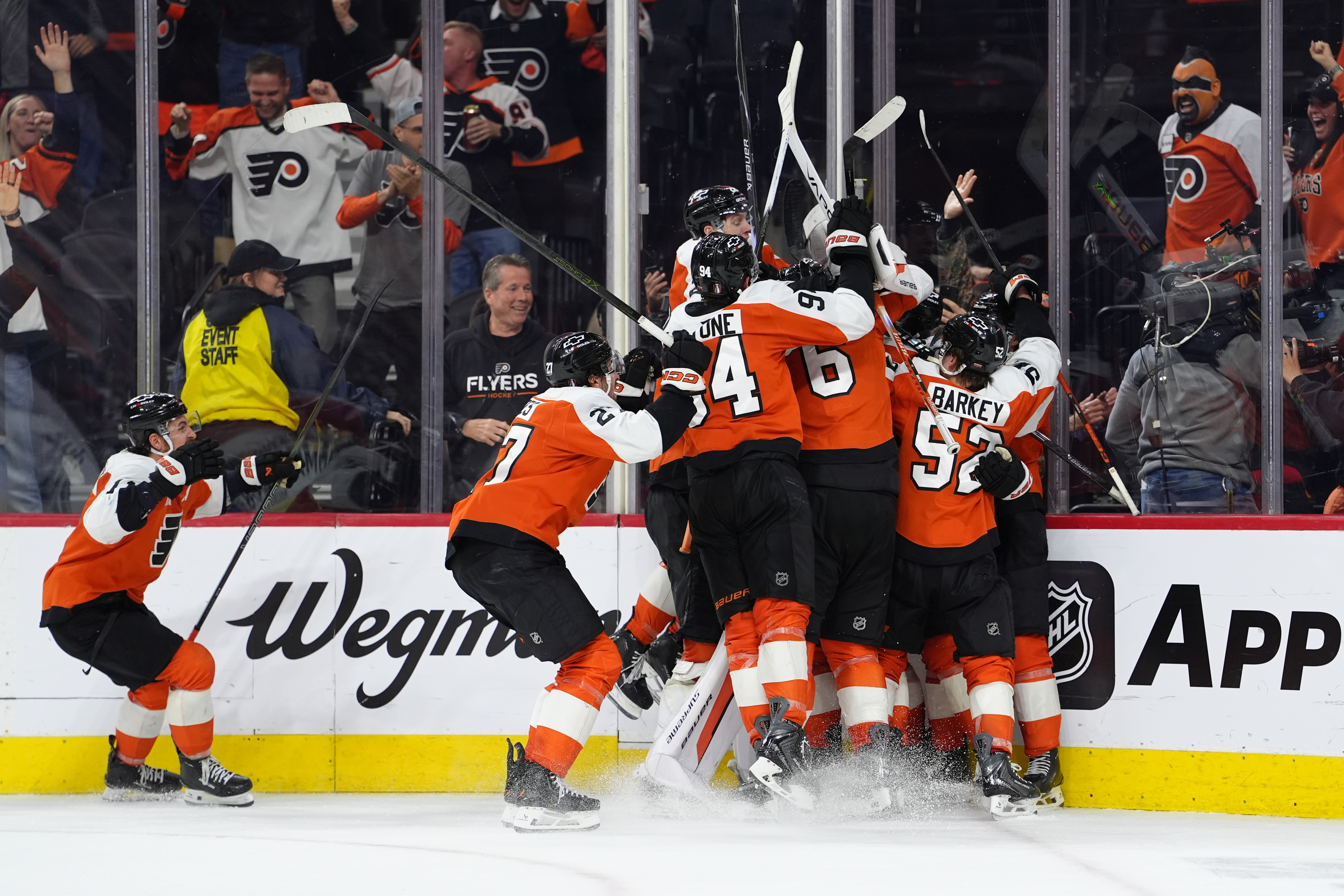 Cam York scores the OT winner, and the Flyers, finally, beat the Penguins to advance
