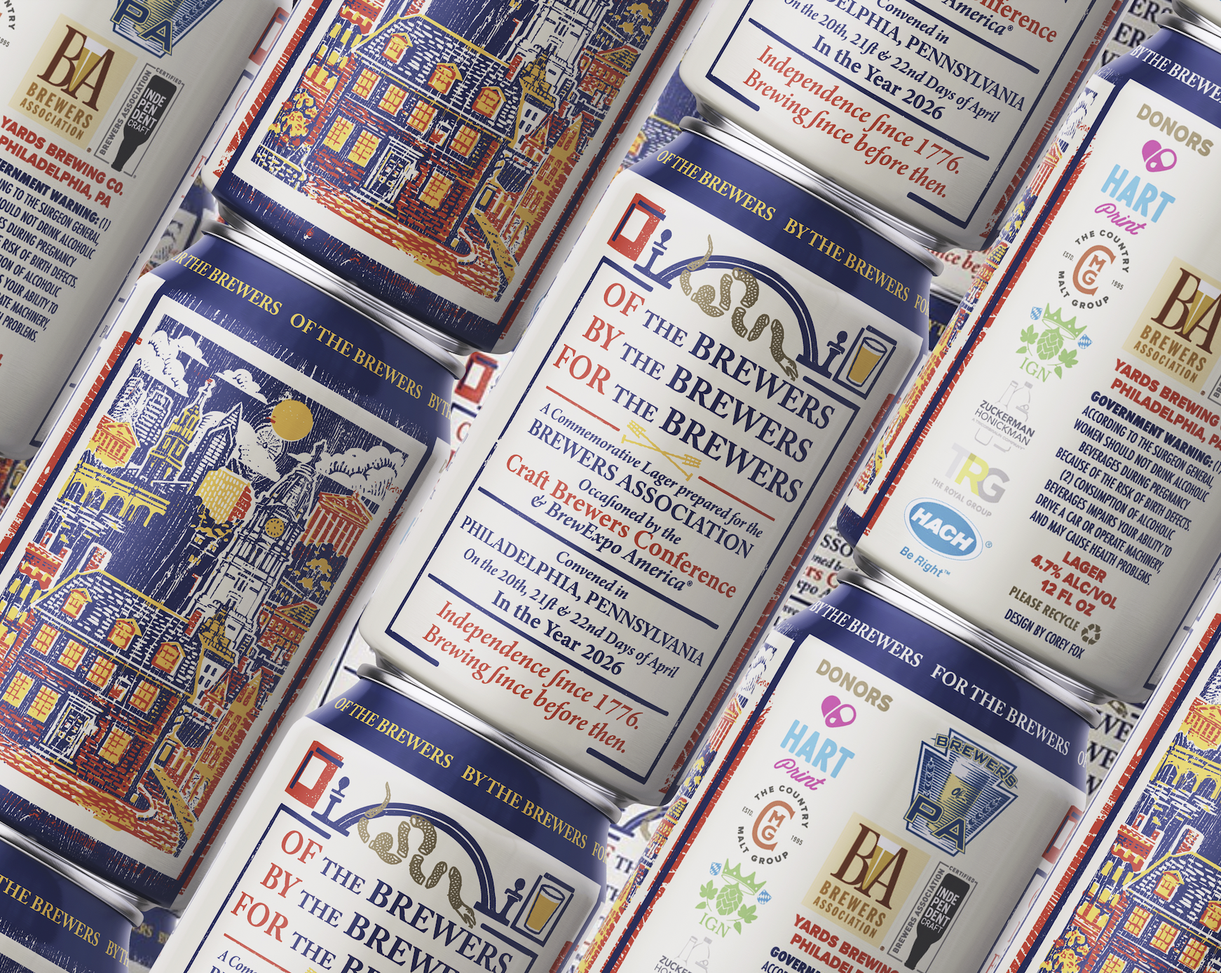 A huge craft brewing conference is coming to Philly, and its official beer is a new Yards lager