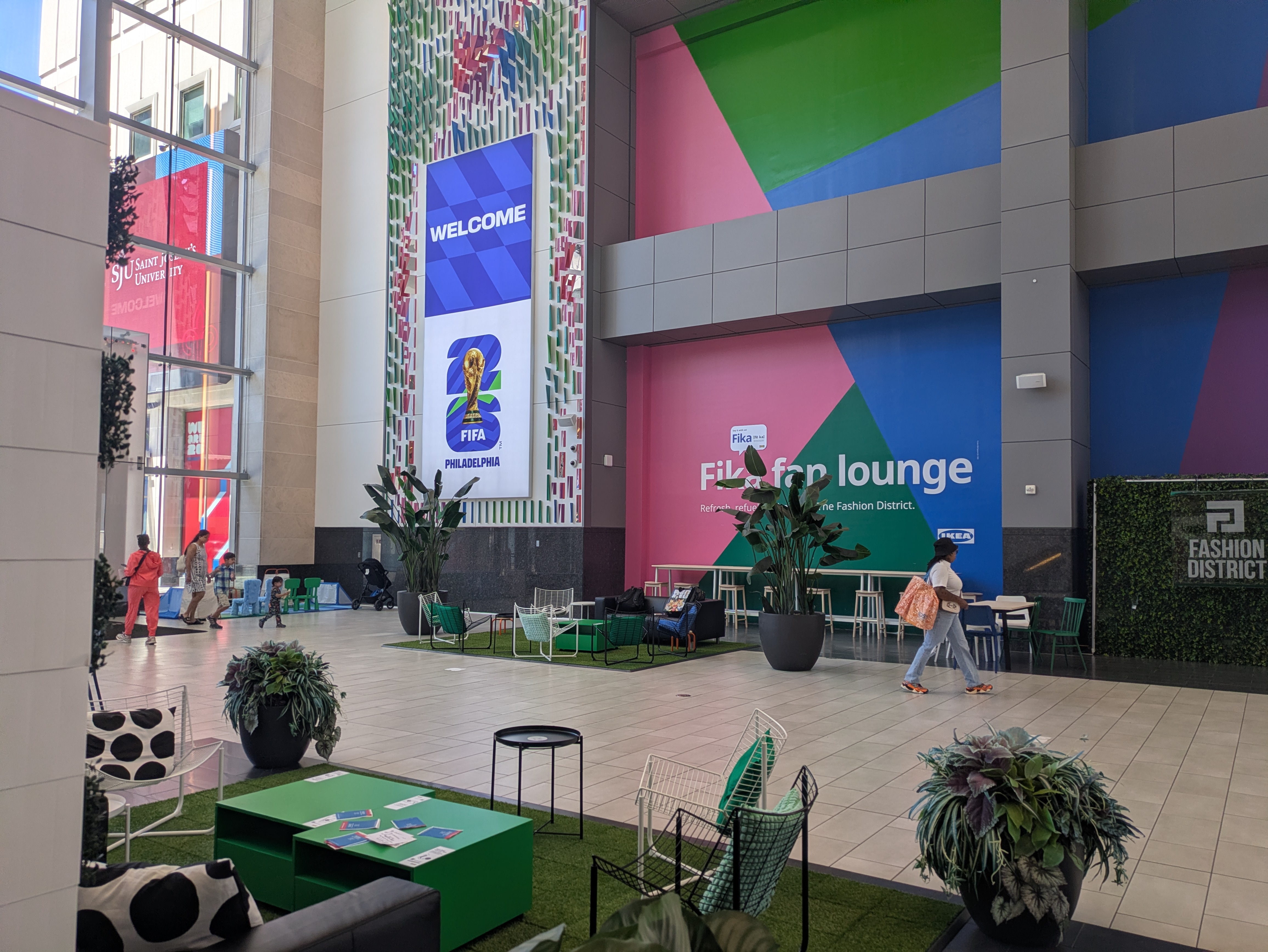 New Fika Fan Lounge in Fashion District offers free indoor space for tourists and shoppers to chill out