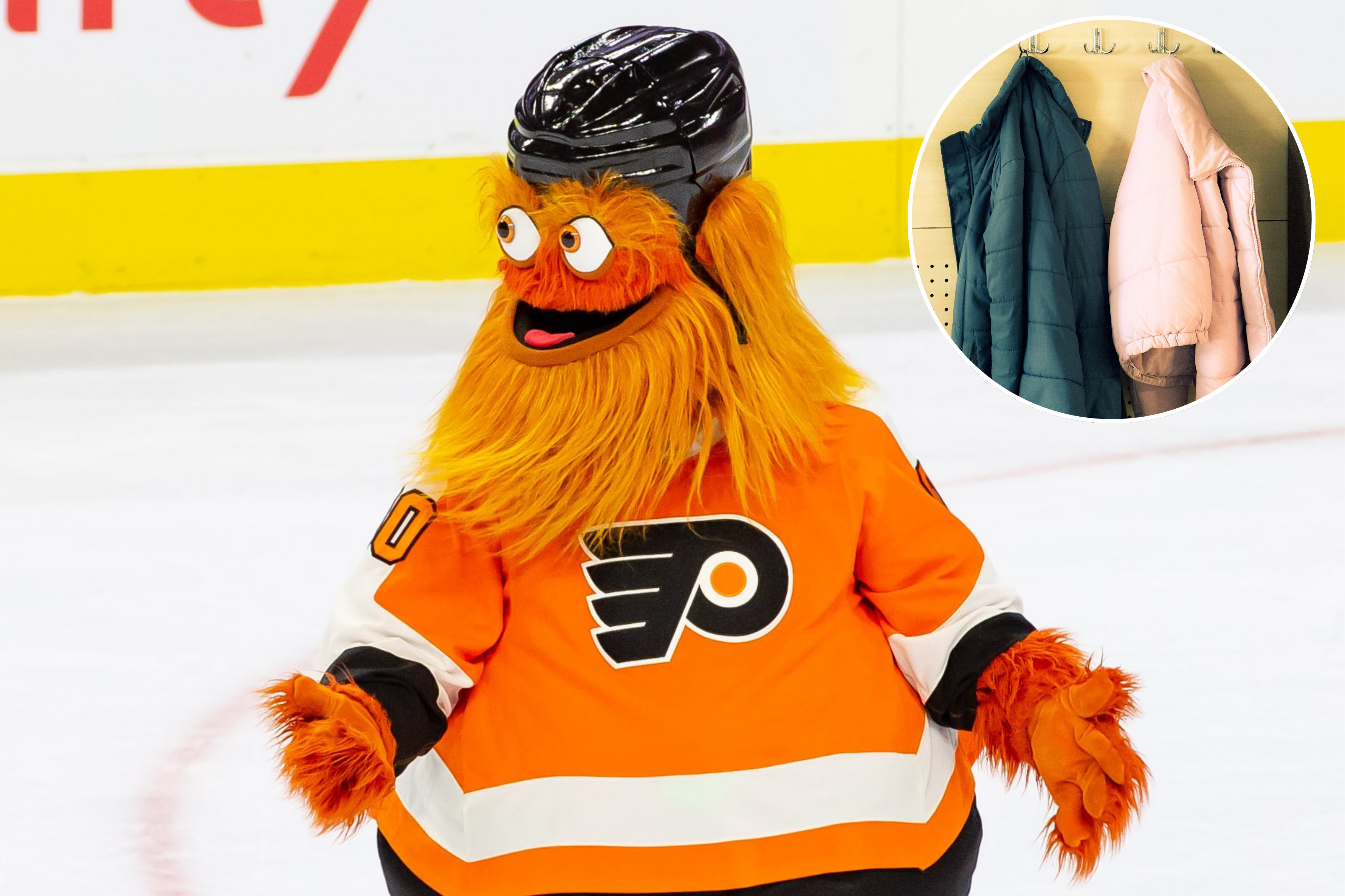 Gritty, Flyers and Independence Blue Cross launch winter clothing drive for children